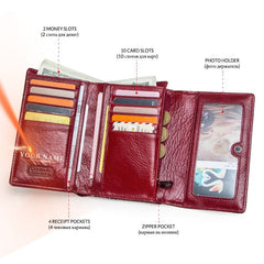 Women's wallets leather pouch genuine snake pattern