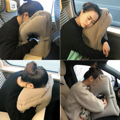 Inflatable Travel Pillow , Portable Cushion Neck Sleeping.