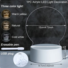 LED Note Board.