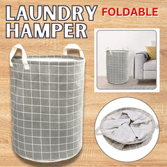 Foldable Hamper - Lightweight Laundry Basket Washing Bag For Home, Dorm & Travel