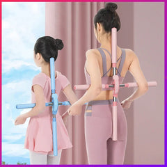 Adjustable Posture Corrector Stick for Back Support & Alignment – Yoga & Home Fitness Tool