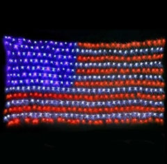 American Flag LED String Lights