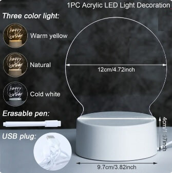 LED Note Board.
